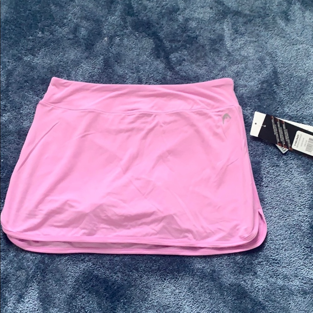 Pink ultra-soft tennis skirt